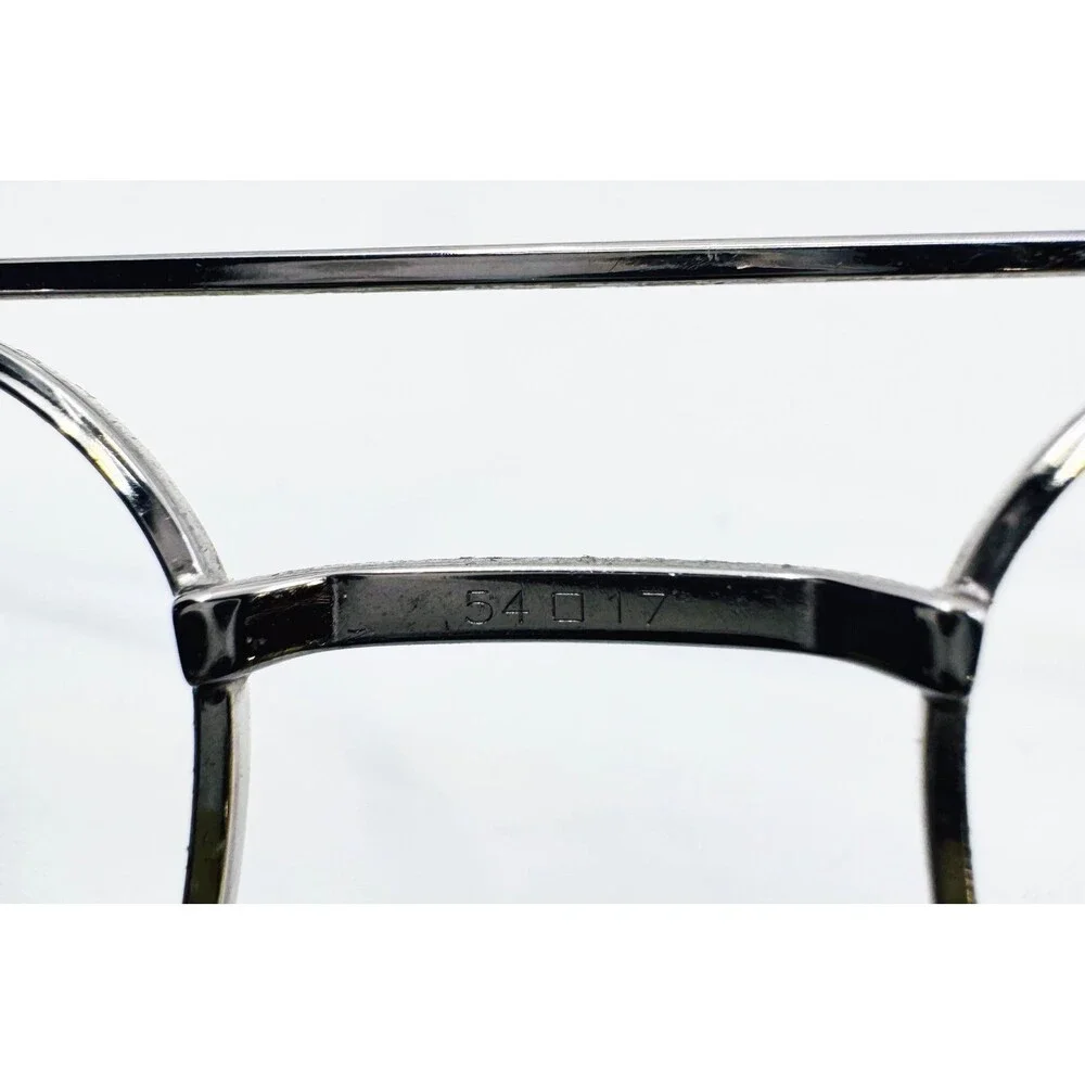 Sferoflex Eyeglasses Mens Silver Gold Aviator Double Bridge 2152 54-17-140